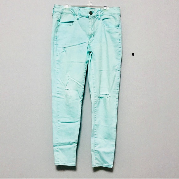American Eagle Outfitters Denim - American Eagle Light Blue Mid Rise Jeggings